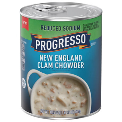 Progresso Reduced Sodium New England Clam Chowder Soup - 18.5 OZ - Image 3