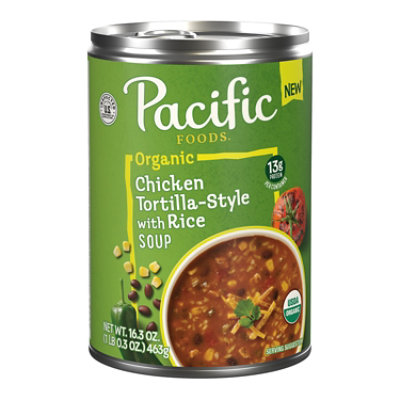 Pacific Foods Organic Chicken Tortilla Soup, 16.3 Oz Can - 16.3 OZ - Image 1