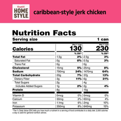 Campbell's Homestyle Caribbean-style Jerk Chicken Soup, 16.1 Oz Can - 16.1 OZ - Image 4