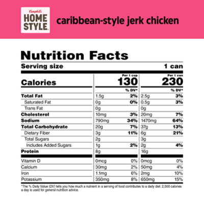 Campbell's Homestyle Caribbean-style Jerk Chicken Soup, 16.1 Oz Can - 16.1 OZ - Image 8