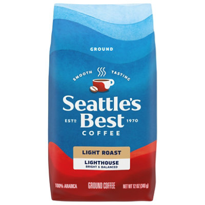 Seattle's Best Coffee Lighthouse Blend Ground Coffee 12oz Bag - 12 OZ - Image 1