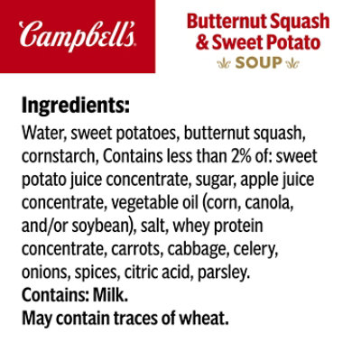 Campbell's Sipping Soup, Butternut Squash & Sweet Potato Soup, 11.1 Oz Microwavable Cup - 11.1 OZ - Image 5