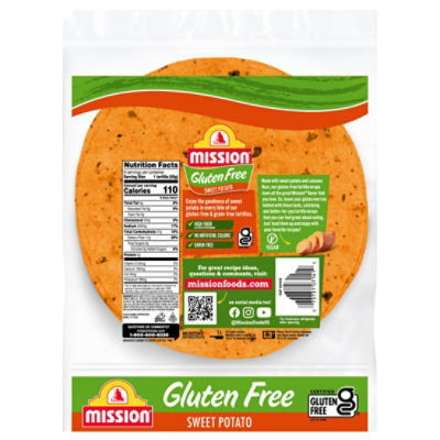 Mission Gluten Free Sweet Potato Tortillas - 6 Count - Image 2