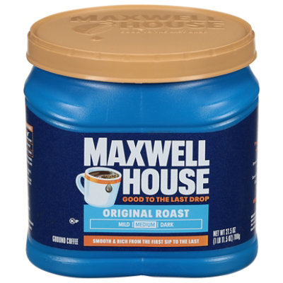 Maxwell House Original Roast Ground Coffee 27.5 Oz Canister - 27.5 OZ - Image 1