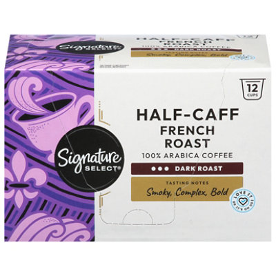 Signature Select Coffee Pod Half Caff French Roast - 12 Count - Image 2