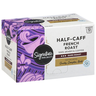 Signature Select Coffee Pod Half Caff French Roast - 12 Count - Image 3