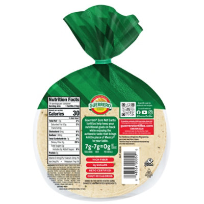 Guerrero Zero Net Carbs Jalapeno Tortillas Street Taco Size - 14 pack - Image 2