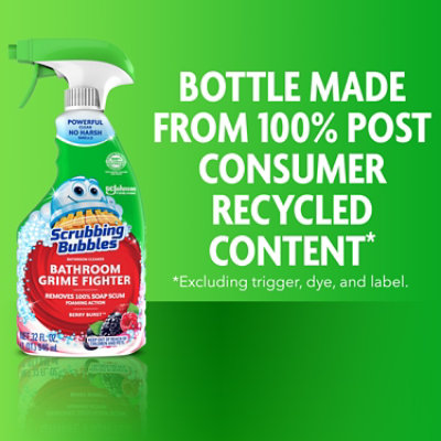 Scrubbing Bubbles Bathroom Grime Fighter Berry Burst 32 Fl Oz Trigger - 32 FZ - Image 2
