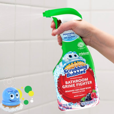 Scrubbing Bubbles Bathroom Grime Fighter Berry Burst 32 Fl Oz Trigger - 32 FZ - Image 2