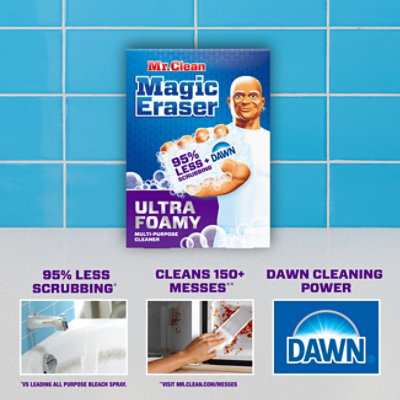 Mr. Clean Magic Eraser Ultra Foamy Multi-purpose Cleaner, 5 Ct. - 5 CT - Image 2