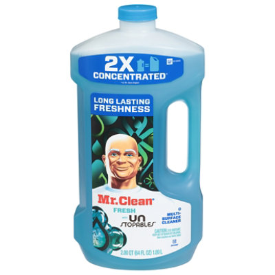 Mr. Clean Multi-surface Cleaner With Unstopables 2x Concentrated Fresh Scent - 64 Fl. Oz. - 64 FZ - Image 3