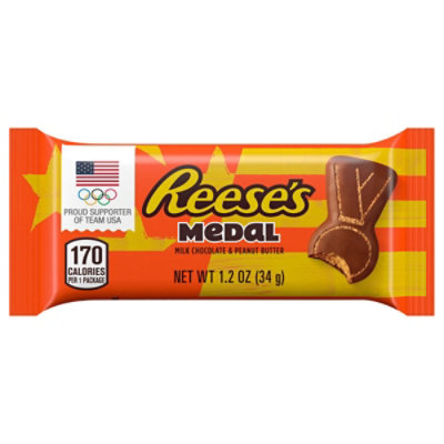 Reeses Milk Chocolate & Peanut Butter Medal Standard Bar - EA