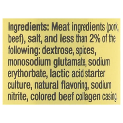 Johnsonville Original Summer Sausage Stick 1oz - OZ - Image 4