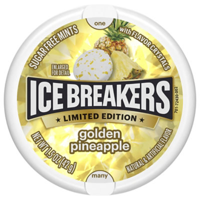 Ice Breakers Golden Pineapple Flavored Mints Puck - EA - Image 3