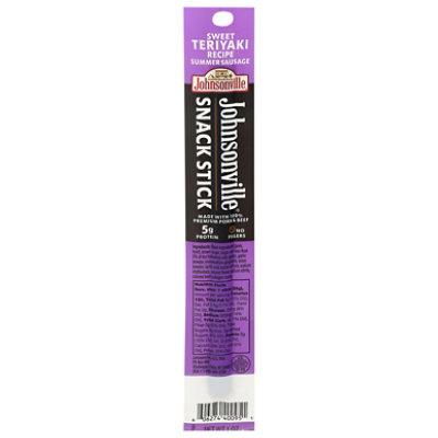 Johnsonville Sweet Teriyaki Summer Sausage Sticks 1oz Stick - 1 OZ - Image 1