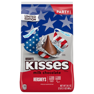 Hersheys Milk Chocolate Kisses With Patriotic Foils Stand Up Bag - EA - Image 3