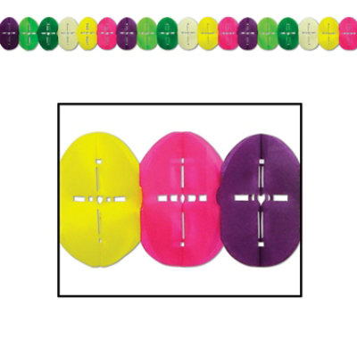 Beistle - Easter Egg Garland - 12 Pack - Image 1