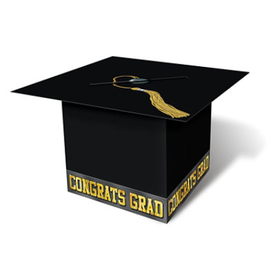 Beistle - Grad Cap Card Box - 8½" x 8½" - 6 - Pack - Image 1