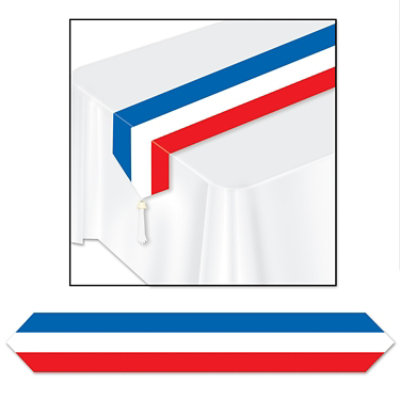 Beistle - Printed Patriotic Table Runner - 12 Pack - Image 1