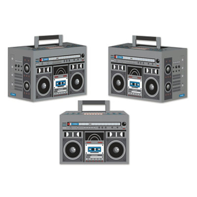 Beistle - Boom Box Favor Boxes - 12 Pack 3 each - Image 1