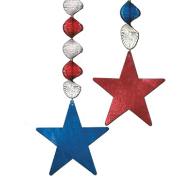 Beistle - Foil Star Danglers - 12 Pack 2 each - Image 1