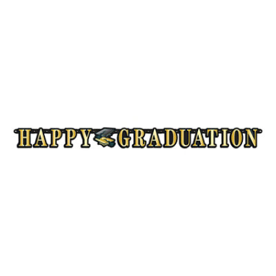 Beistle - Happy Graduation Streamer - 12 Pack - Image 1