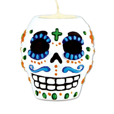 Beistle - Day Of The Dead Male Tea Light Holder - 6 Pack - Image 1