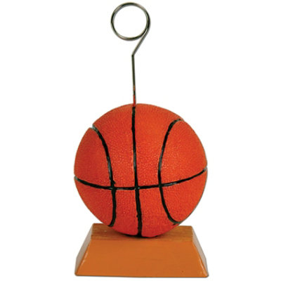 Beistle - Basketball Photo/Balloon Holder - 6 Pack - Image 1