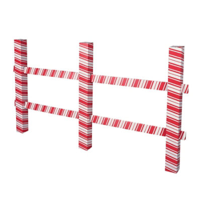Beistle - 3-D Candy Cane Fence Prop - 4 Pack - Image 1