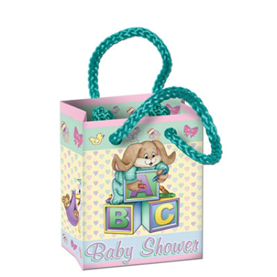 Beistle - Cuddle-Time Mini Gift Bag Party Favors - 12 Pack 4 each - Image 1