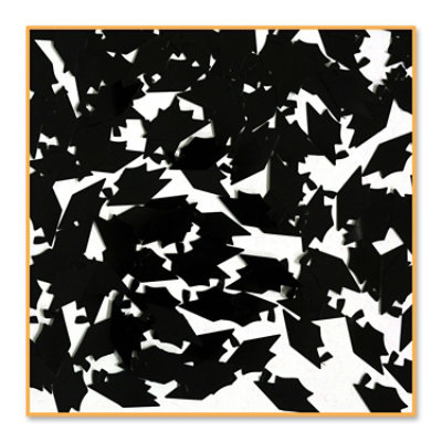 Beistle - Black Grad Caps Confetti - 6 Pack 0.5 oz each - Image 1