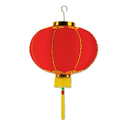 Beistle - Good Luck Lantern w/Tassel - 8" - 12 - Pack - Image 1