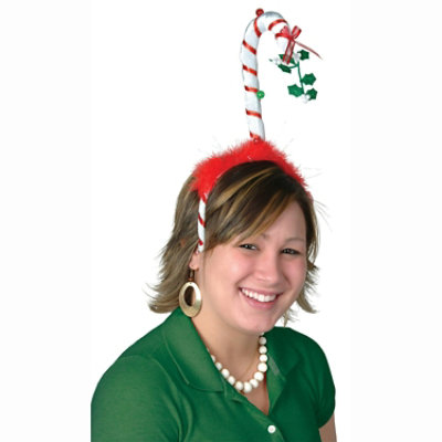 Beistle - Mistletoe Candy Cane Bopper - 12 Pack - Image 1