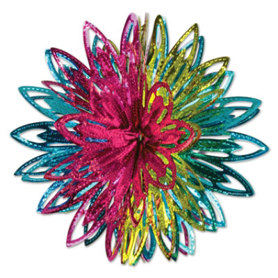 Beistle - Metallic Starburst Balls - 12 Pack 2 each - Image 1