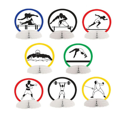 Beistle - Summer Sports Mini Centerpieces - 12 Pack 8 each - Image 1