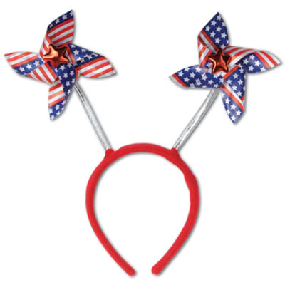 Beistle - Patriotic Pinwheel Boppers - 12 Pack - Image 1