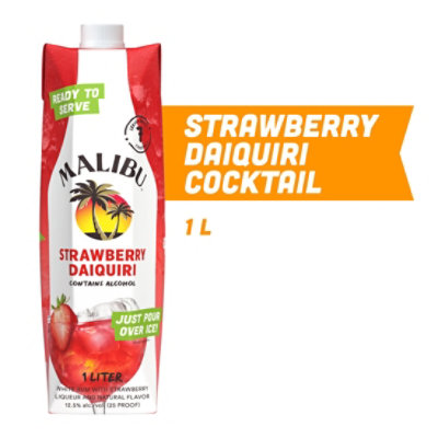 Malibu Strawberry Daiquiri - 1 LT - Image 1