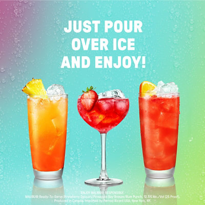 Malibu Strawberry Daiquiri - 1 LT - Image 2