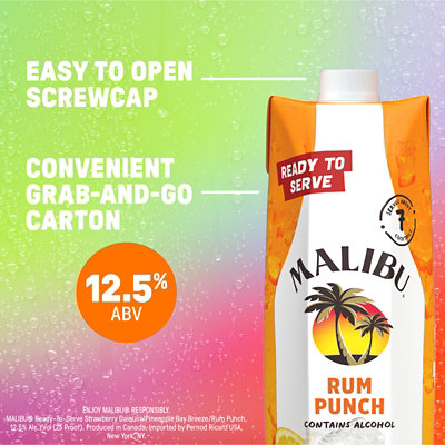 Malibu Strawberry Daiquiri - 1 LT - Image 3