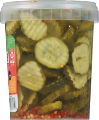 Signature Select Spicy Pickle Chips Refrigerated 32 Fluid Ounce - 32 FZ - Image 6