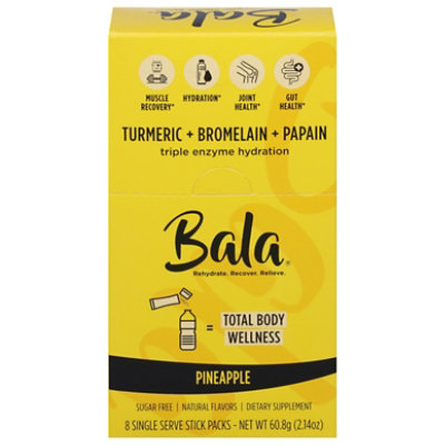 Bala Hydration Powder Pineapple - 8 CT - Image 3