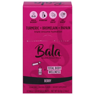 Bala Hydration Powder Berry - 8 CT - Image 3