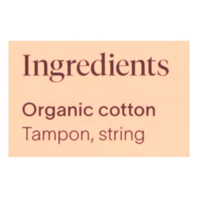 Cora Organic Cotton Tampons Regular - 32 CT - Image 4