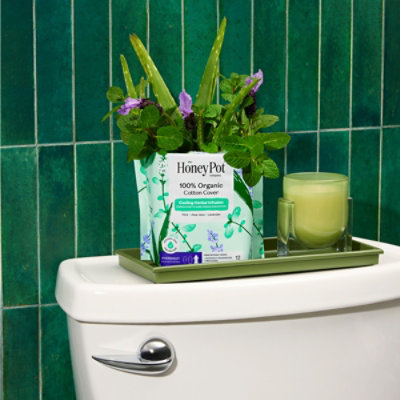 The Honey Pot Organic Herbal Pad Overnight - EA - Image 7