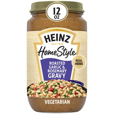 Heinz HomeStyle Roasted Garlic & Rosemary Gravy - 12 Oz - Image 1