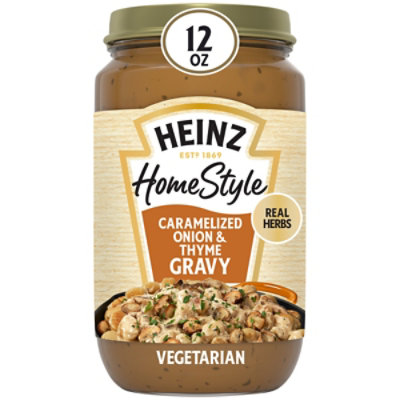 Heinz Homestyle Caramelized Onion And Thyme Gravy 12 Oz Ja - 12 OZ - Image 1