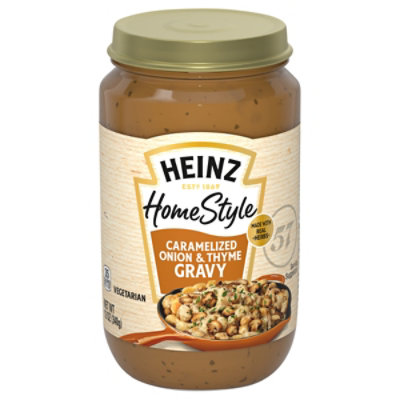 Heinz Homestyle Caramelized Onion And Thyme Gravy 12 Oz Ja - 12 OZ - Image 1