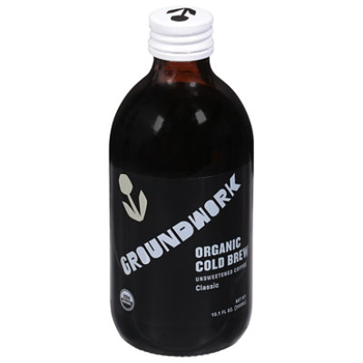 Groundwork Organic Cold Brew Classic Unsweetened Coffee 10.1 Oz - Image 3