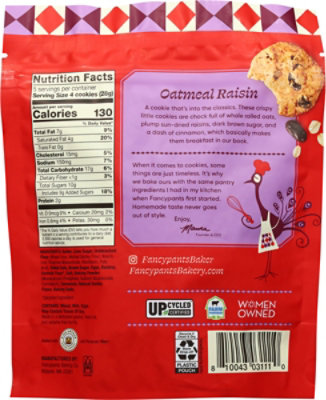 Fancypants Oatmeal Raisin Cookies 5oz - 5 OZ - Image 5