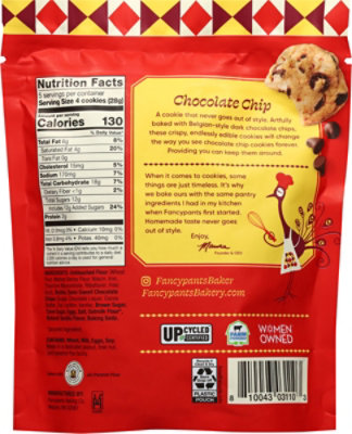 Fancypants Chocolate Chip Cookies 5oz - 5 OZ - Image 5